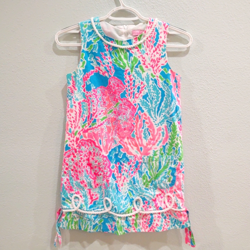 Girls Lilly Pulitzer shift dress size 10